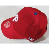 MLB Philadelphia Phillies Youth Cap Curved Brim Raised Replica Cotton Twill Hat Red