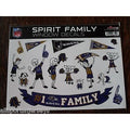 NFL Baltimore Ravens Spirit Family Decals Set of 17 by Rico Industries