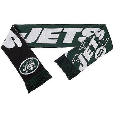 NFL New York Jets 2015 Split Logo Reversible Scarf 64" by 7" by FOCO