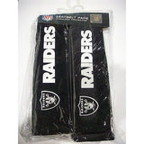 NFL Oakland Raiders Velour Seat Belt Pads 2 Pack by Fremont Die