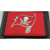 NFL Tampa Bay Buccaneers Tri-fold Nylon Wallet with Printed Logo