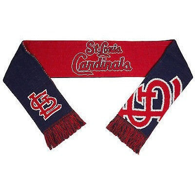 MLB St. Louis Cardinals 2015 Reversible Split Logo Scarf 64" x 7" by FOCO