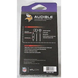 NFL Minnesota Vikings Team Logo Earphones with Microphone by MIZCO