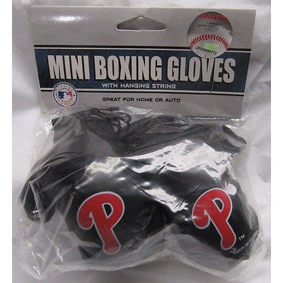 MLB Philadelphia Phillies 4 Inch Rear View Mirror Mini Boxing Gloves