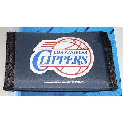 NBA Los Angels Clippers Tri-fold Nylon Wallet with Printed Alternate Logo