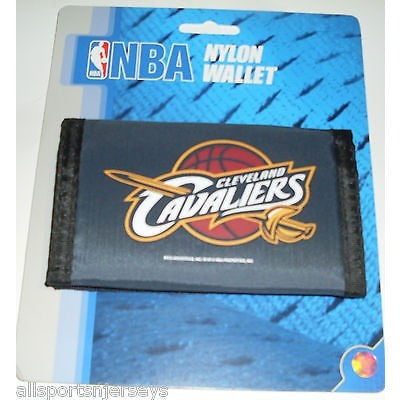 NBA Cleveland Cavaliers Tri-fold Nylon Wallet with Printed Logo