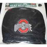 NCAA Ohio State Buckeyes Headrest Cover Embroidered Logo Set of 2 by Team ProMark