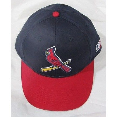 MLB St. Louis Cardinals Adult Cap Flat Brim Raised Replica Cotton Twill Hat