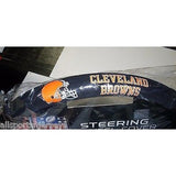 NFL Cleveland Browns White Letters Poly-Suede Mesh Steering Wheel Cover by Fremont Die