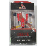 MLB St. Louis Cardinals Team Logo Earphones With Microphone by Mizco