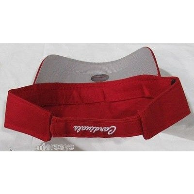 MLB St. Louis Cardinals Visor Cotton Twill Replica Adjustable Strap Adult