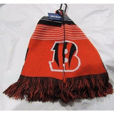 NFL 2015 Reversible Split Logo Scarf Cincinnati Bengals 64" by 7" FOCO