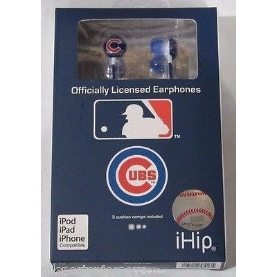 MLB Team Logo Earphones Chicago Cubs By iHip