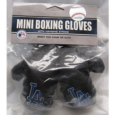 MLB Los Angeles Dodgers 4 Inch Rear View Mirror Mini Boxing Gloves