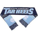 NCAA 2015 Reversible Split Logo Scarf UNC North Carolina 64" by 7" FOCO
