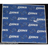 NFL 72 X 72 Inch Fabric Shower Curtain Detroit Lions