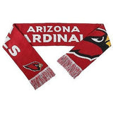 NFL 2015 Reversible Split Logo Scarf Arizona Cardinals 64" by 7" FOCO