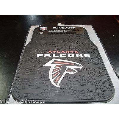 NFL Atlanta Falcons Car Truck Front Rubber Floor Mats Set by The Northwest Co.