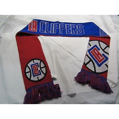 NBA 2015 Reversible Split Logo Scarf Los Angeles Clippers 64" by 7" FOCO