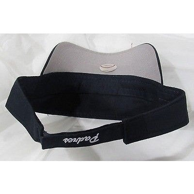 MLB San Diego Padres 2 Color Logo Visor Cotton Twill Replica Adjustable Strap Adult