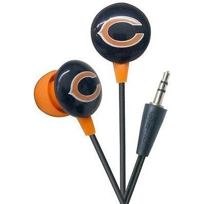 NFL iHip Team Logo Earphones Chicago Bears
