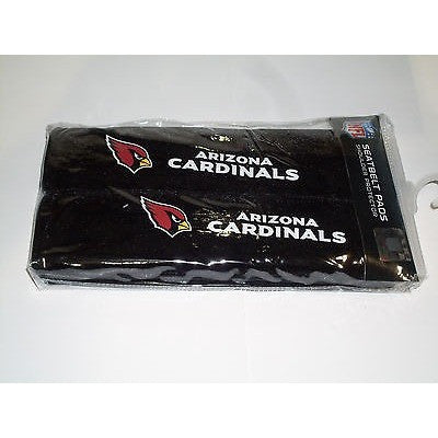 NFL Arizona Cardinals Velour Seat Belt Pads 2 Pack by Fremont Die