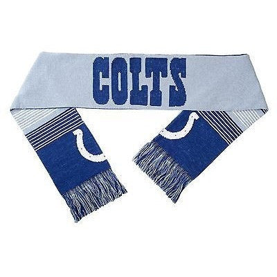 NFL Indianapolis Colts 2015 Split Logo Reversible Scarf 64" by 7" by FOCO