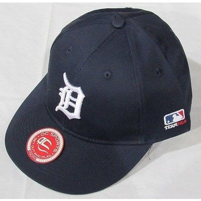 MLB Detroit Tigers Youth Cap Flat Brim Raised Replica Cotton Twill Hat "D"