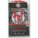 MLB Washington Nationals Team Logo Earphones With Microphone by Mizco