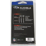 NFL Baltimore Ravens Team Logo Earphones with Microphone by MIZCO