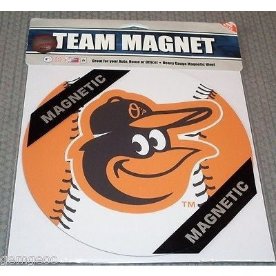 MLB Baltimore Orioles Alt 8 Inch Auto Magnet 2-tone Ball by Fremont Die