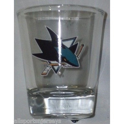 NHL San Jose Sharks Standard 2 oz Shot Glass by Hunter
