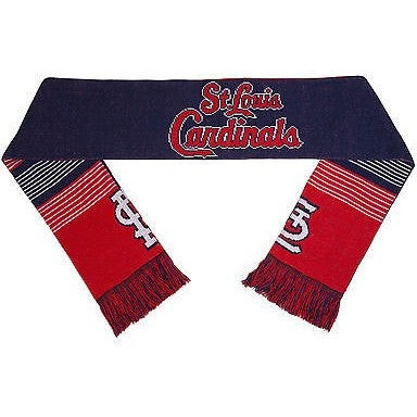 MLB 2015 Reversible Split Logo Scarf St. Louis Cardinals 64" x 7" by FOCO