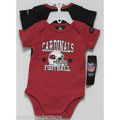 NFL Arizona Cardinals Infant Onesie Set of 2 Football First; Nap Later! 18M by Gerber