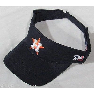 MLB Houston Astros Current Logo Visor Cotton Twill Replica Adjustable Strap Adult
