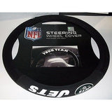 NFL POLY-SUEDE MESH STEERING WHEEL COVER NEW YORK JETS