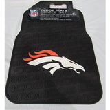 NFL Denver Broncos Car Truck Front Rubber Floor Mats Set by The Northwest Co.