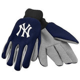MLB New York Yankees Color Palm 2-Tone Utility Work Gloves by FOCO