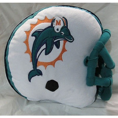 NFL Plush Helmet Shaped Pillow Miami Dolphins By Northwest