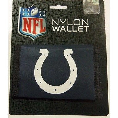 NFL Indianapolis Colts Tri-fold Nylon Wallet with Printed Logo