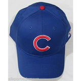 MLB Chicago Cubs Adult Cap Curved Brim Raised Replica Cotton Twill Hat Royal Blue Home