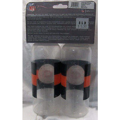 NFL Chicago Bears 9 fl oz Baby Bottle 2 Pack by baby fanatic