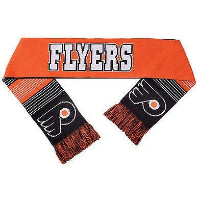 NHL Philadelphia Flyers 2015 Reversible Split Logo Scarf 64" by 7" by FOCO