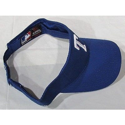 MLB Texas Rangers Visor Cotton Twill Replica Adjustable Strap Adult