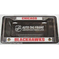 NHL Chicago Blackhawks Chrome License Plate Frame Thick Letters