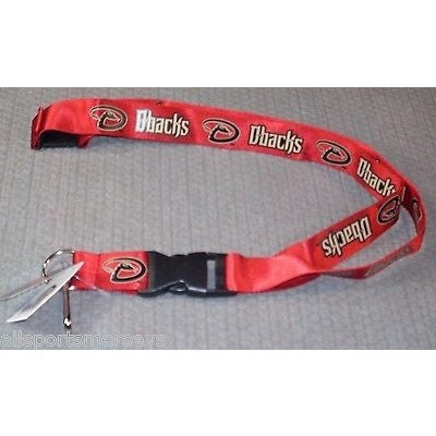 MLB Arizona Diamondbacks ALT Red Lanyard Detachable Buckle 23" L 3/4" W by Aminco
