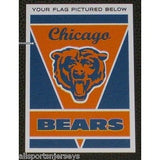 NFL Chicago Bears 28"x40" Team Vertical House Flag 1 Sided