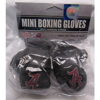 NCAA Alabama Crimson Tide 4 Inch Rear View Mirror Mini Boxing Gloves