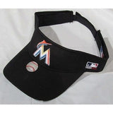 MLB Miami Marlins Visor Cotton Twill Replica Adjustable Strap Adult