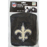 NFL New Orleans Saints Headrest Cover Embroidered Logo Set of 2 by Team ProMark